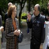 Livia Klausova Lady del Presidente della Rep.Ceca con Riccardo Lucque.